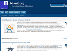 Tablet Screenshot of blue-it.org